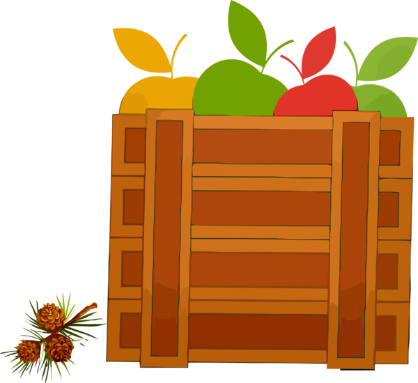 Transparent Thanksgiving Plant Rectangle for Harvest for Thanksgiving