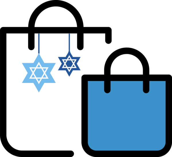Transparent Hanukkah Bag Luggage and bags Handbag for Happy Hanukkah for Hanukkah
