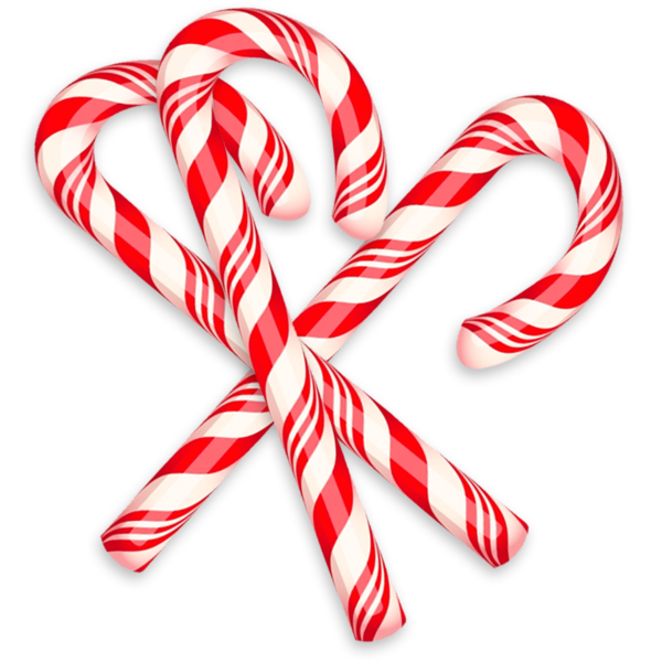 Transparent Candy Cane Polkagris Peppermint Christmas Confectionery for Christmas
