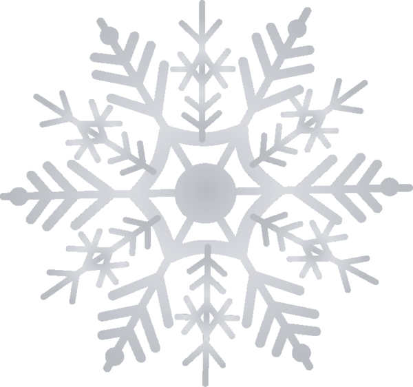 Transparent Snowflake Snow Symbol White Symmetry for Christmas