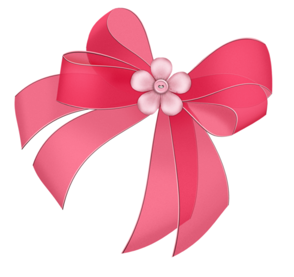 Transparent Ribbon Scrapbooking Christmas Pink Flower for Christmas