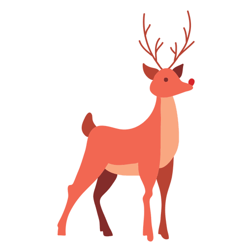 Transparent Reindeer Deer Drawing for Christmas
