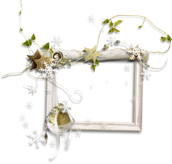 Transparent Christmas Picture Frames New Year Body Jewelry Flower for New Year