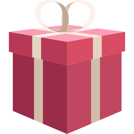 Transparent Gift Gift Card Christmas Pink Box for Christmas