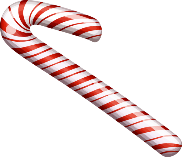 Transparent Candy Cane Polkagris Candy Line for Christmas