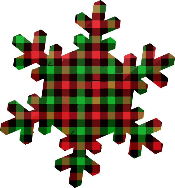 Transparent Christmas Green Design Pattern for Snowflake for Christmas