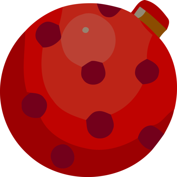 Transparent Christmas Red Circle Pattern for Christmas Bulbs for Christmas
