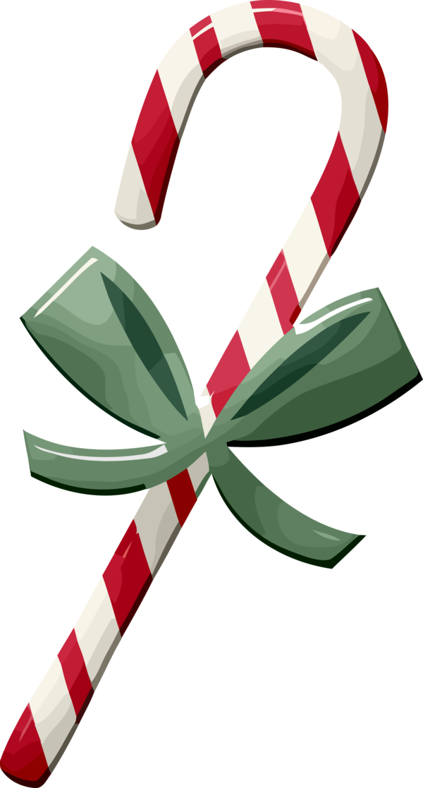 Transparent Christmas Ribbon Candy cane Christmas for Candy Cane for Christmas
