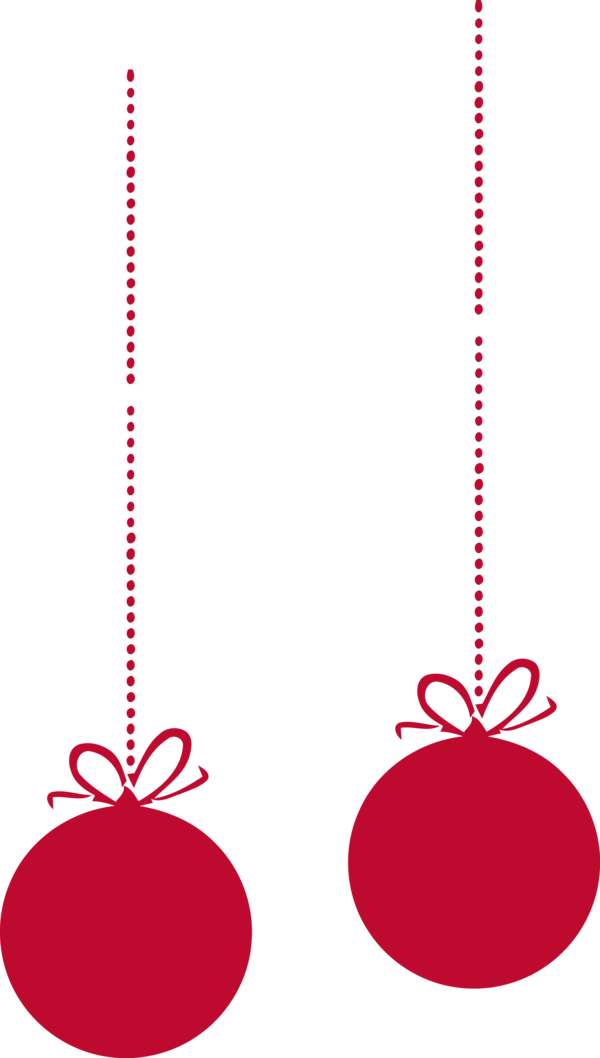 Transparent Christmas Red Ornament for Christmas Bulbs for Christmas