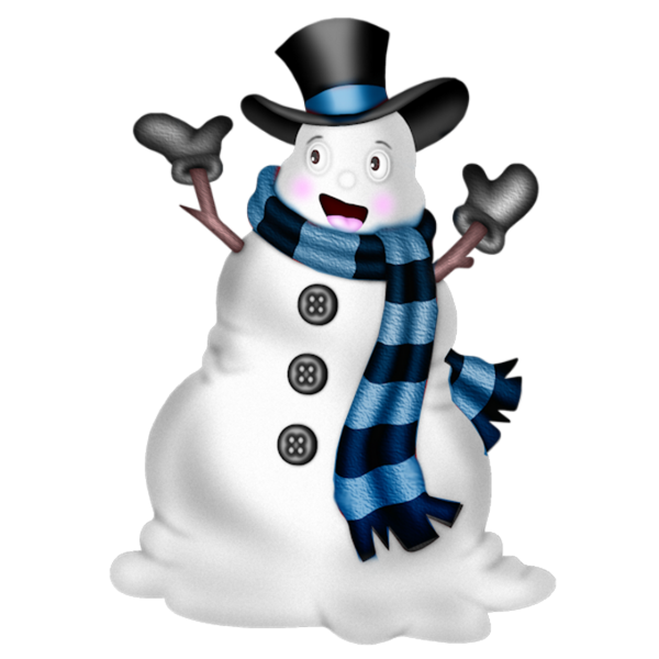 Transparent Snowman Technology Snow Figurine for Christmas