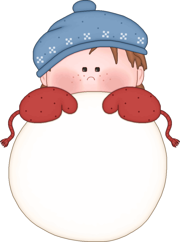 Transparent Snowman Nose Character for Christmas
