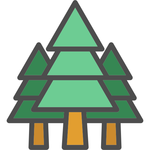 Transparent Forest Animation Fm Broadcasting Triangle Symmetry for Christmas