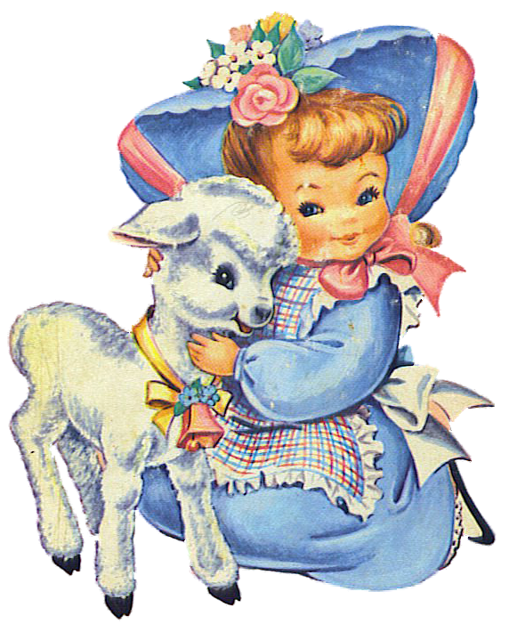 Transparent Birthday Sheep Greeting Note Cards Christmas Ornament Holiday for Easter