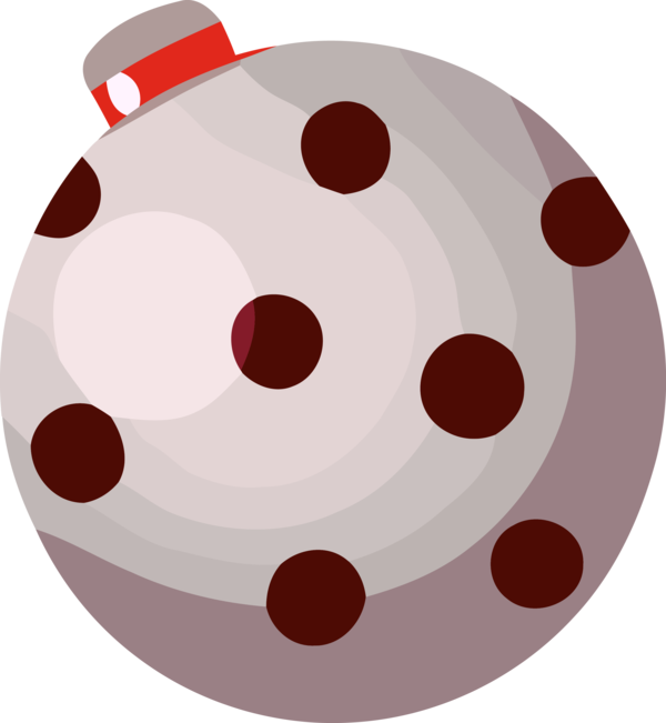 Transparent Christmas Circle Polka dot Pattern for Christmas Bulbs for Christmas