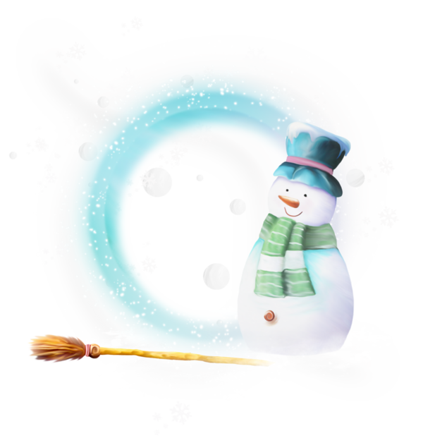 Transparent Snowman Snow Christmas Day for Christmas