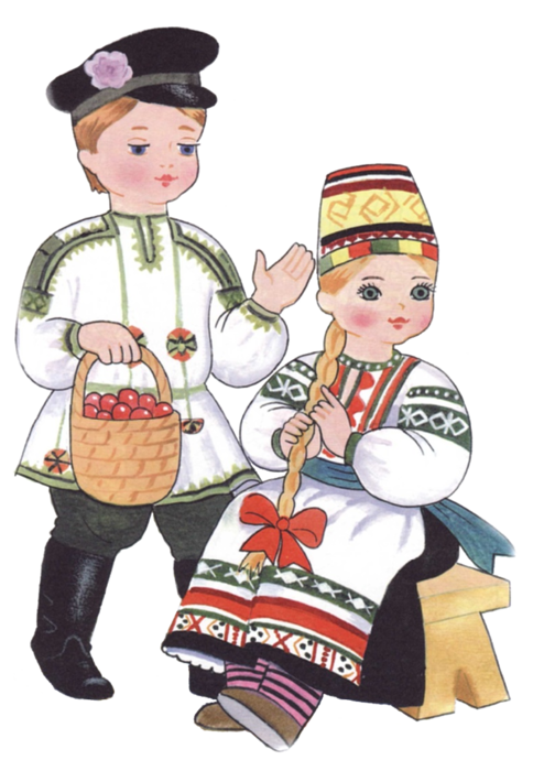 Transparent Folk Costume Costume Russia Christmas Ornament Food for Christmas