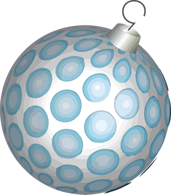 Transparent Christmas Turquoise Pattern Design for Christmas Bulbs for Christmas