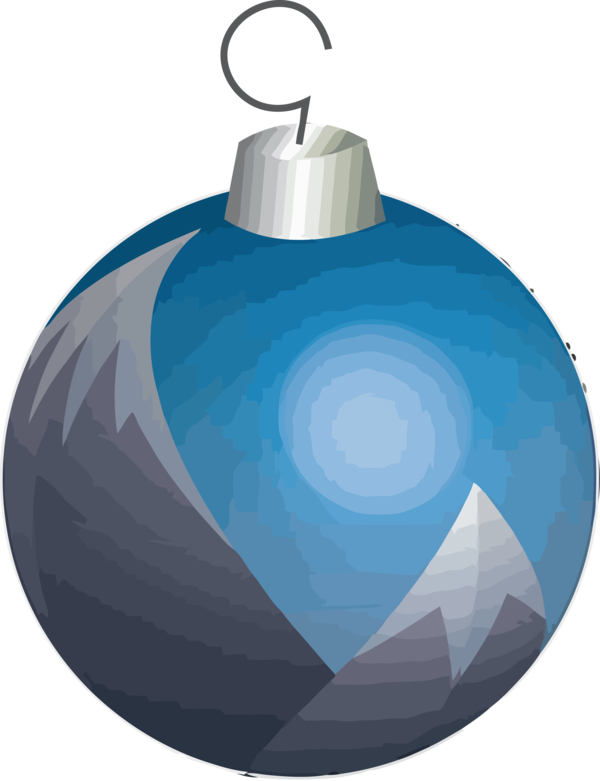 Transparent Christmas Blue Ornament Christmas ornament for Christmas Bulbs for Christmas