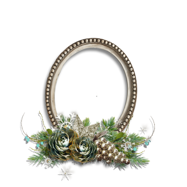 Transparent Photomontage Painting Christmas Day Jewellery Plant for Christmas