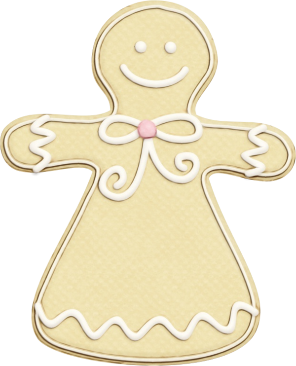 Transparent Gingerbread Man Gingerbread House Gingerbread Religious Item for Christmas