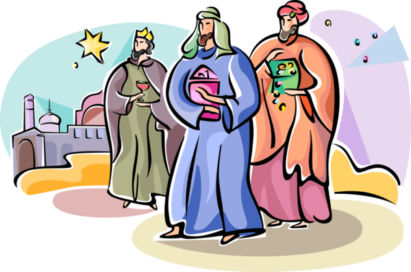 Transparent Biblical Magi Christmas Day Epiphany Cartoon Friendship for Christmas