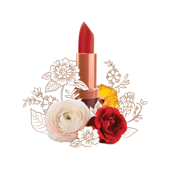 Transparent Lipstick Lip Balm Cosmetics Flower for Valentines Day