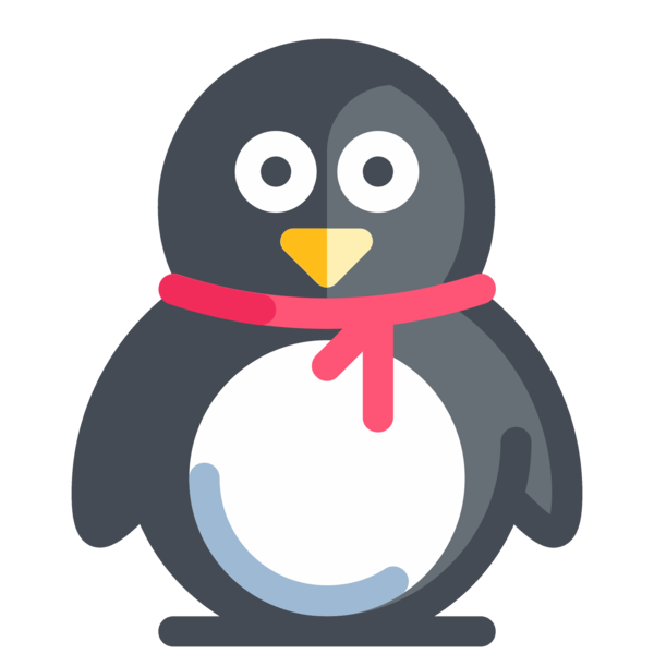Transparent Penguin Christmas Day Avatar Flightless Bird for Christmas
