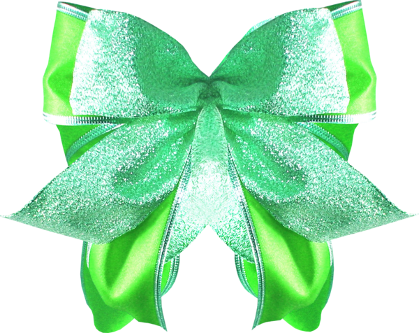 Transparent Green Internet Christmas Day Ribbon for Christmas