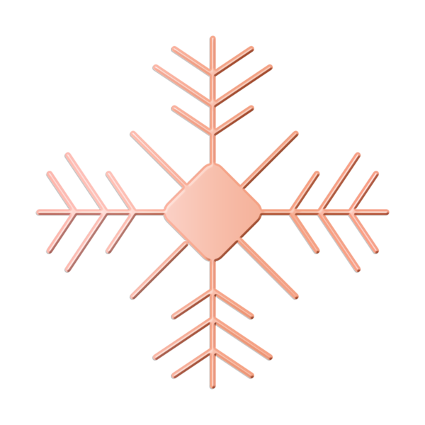 Transparent Line Symmetry Diagram for Christmas