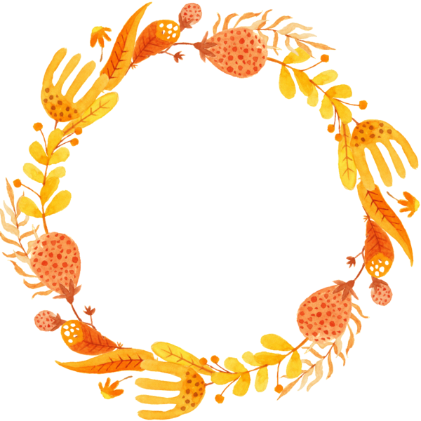 Transparent Wreath Garland Flower Orange Body Jewelry for Christmas
