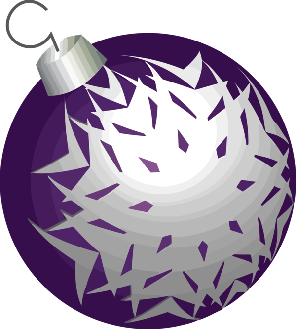 Transparent Christmas Violet Purple Ornament for Christmas Bulbs for Christmas