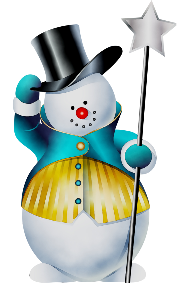 Transparent Snowman Santa Claus Christmas Day Cartoon for Christmas