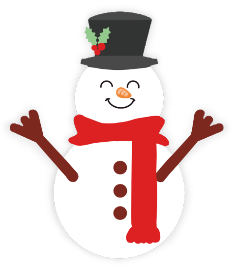 Transparent Snowman Edens Zero Bokeh Cartoon for Christmas