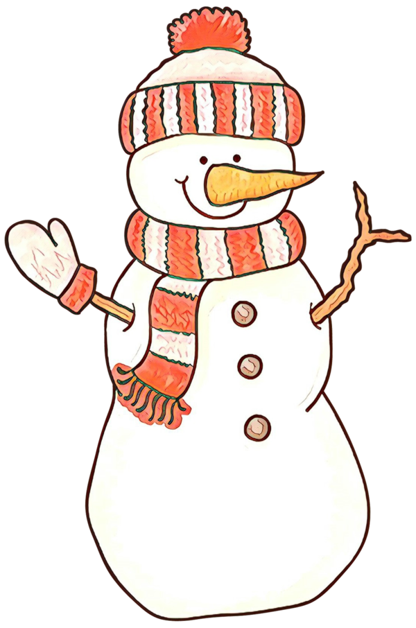 Transparent Snowman Snow Winter for Christmas