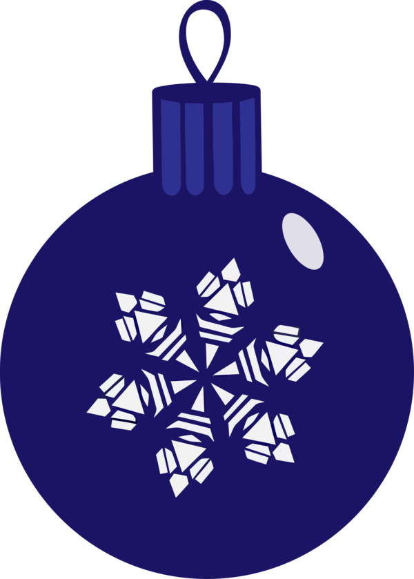 Transparent Christmas Cobalt blue Blue Holiday ornament for Christmas Bulbs for Christmas