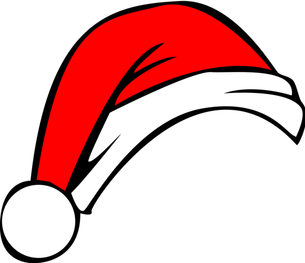 Transparent Santa Claus Santa Suit Hat Leaf Area for Christmas