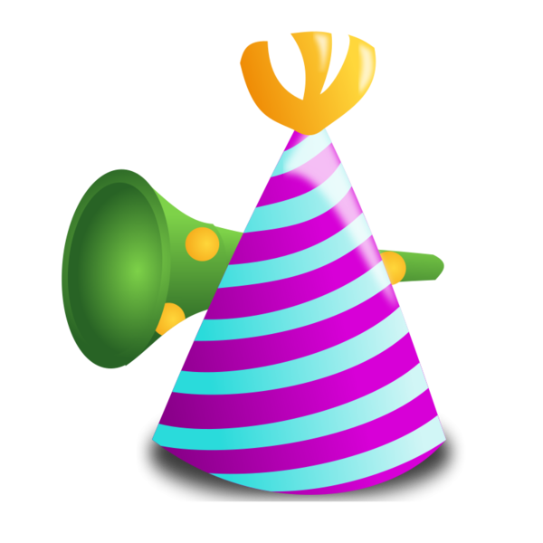 Transparent Birthday Cake Birthday Party Hat Cone for Christmas