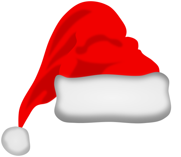 Transparent Santa Claus Santa Suit Hat Mouth for Christmas