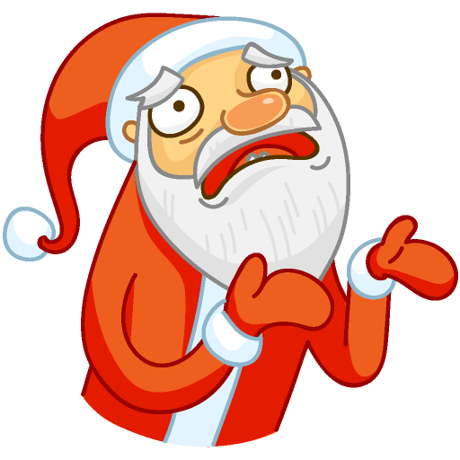 Transparent Ded Moroz Vkontakte Sticker Area Christmas for Christmas