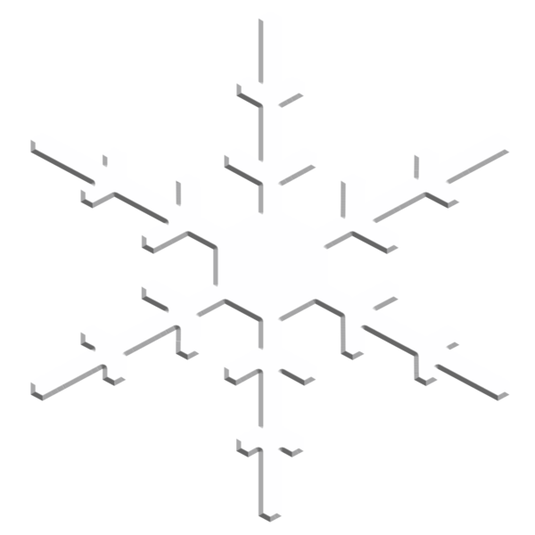 Transparent Snowflake Winter Snow Angle Symmetry for Christmas