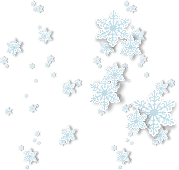 Transparent Snowflake Design Seeds Crystal Blue Jewellery for Christmas