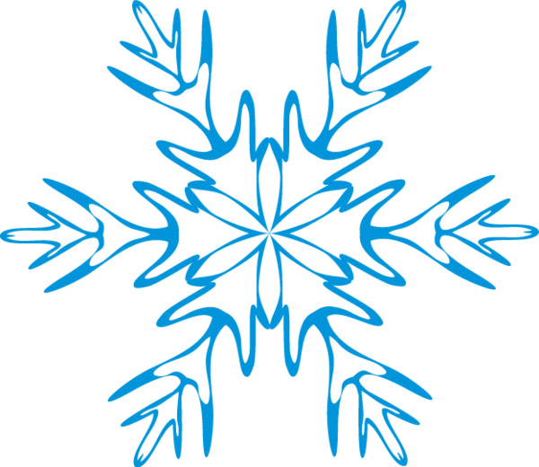 Transparent Snowflake Snow Dream Snow Leaf Symmetry for Christmas