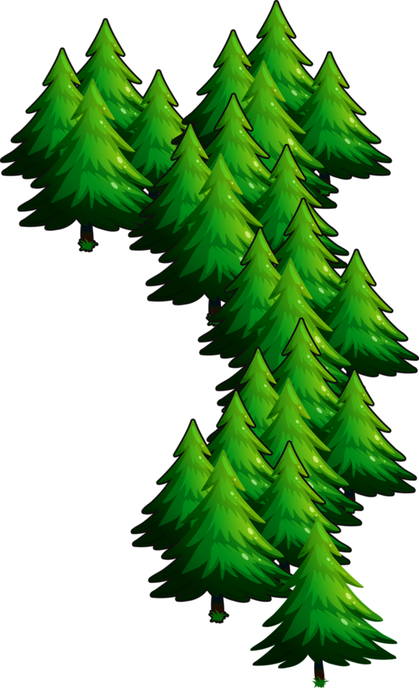 Transparent Deodar Cedar Christmas Tree Fir Green Leaf for Christmas