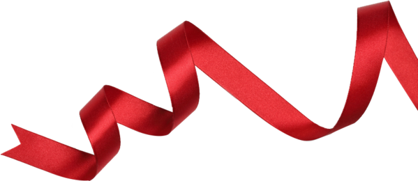 Transparent Ribbon Gift Red Ribbon Red Text for Christmas