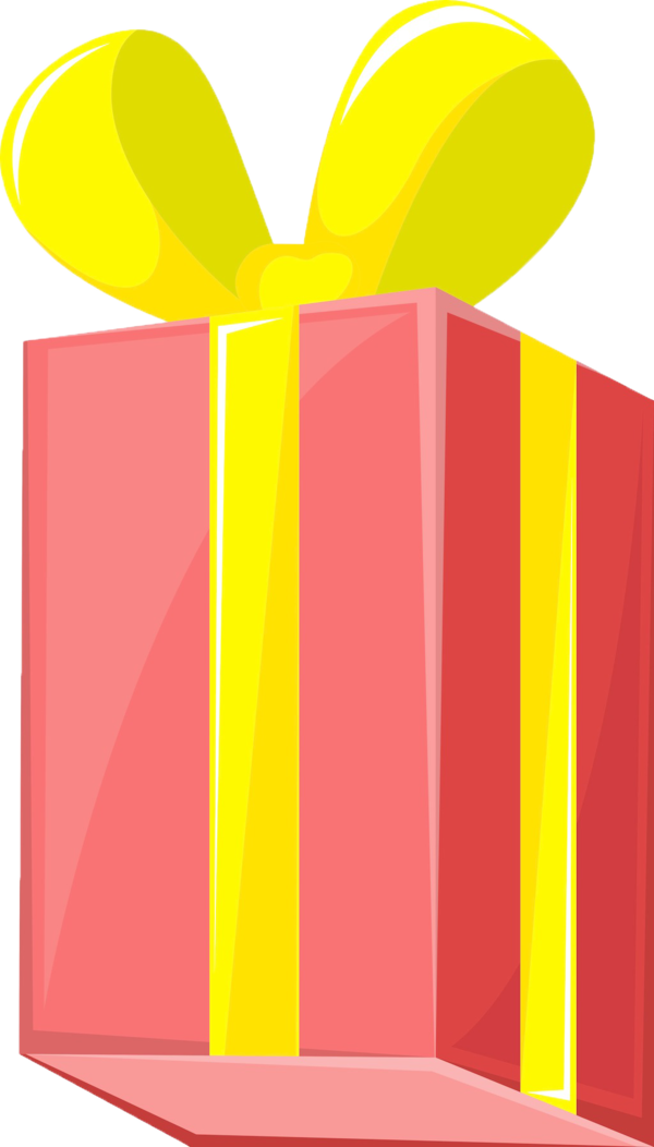 Transparent Gift Gratis Box Square Angle for Christmas