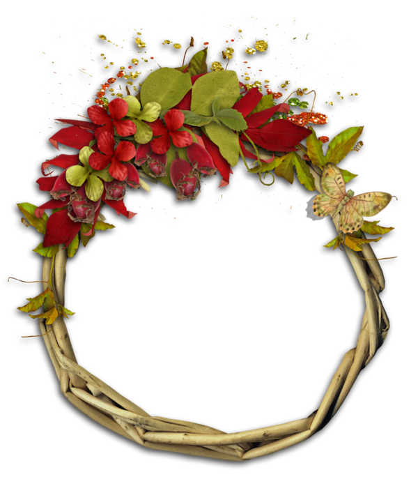 Transparent Blog Picture Frames Albom Decor Flower for Christmas