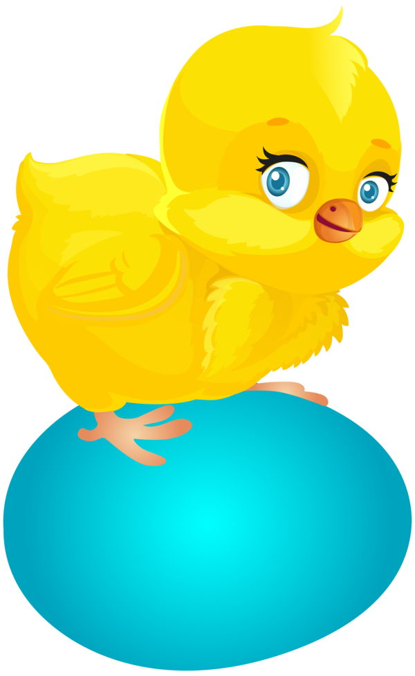 Transparent Duck Chicken Easter Egg Water Bird for Easter