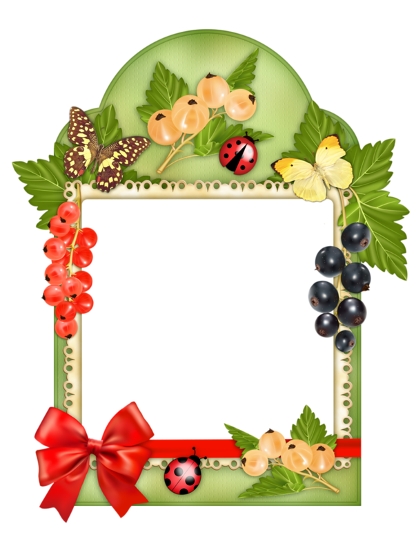 Transparent Grape Picture Frame Berry Christmas Decoration for Christmas