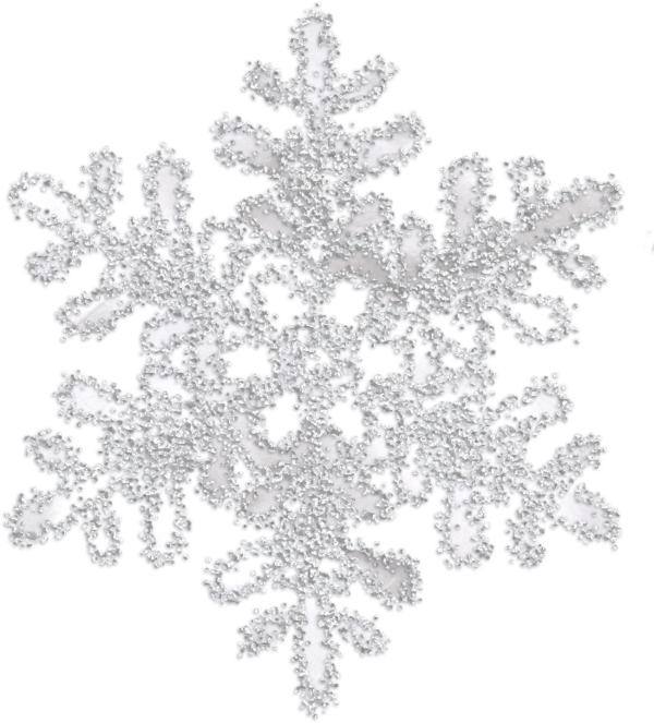 Transparent Snowflake Snow Crystal Visual Arts Lace for Christmas
