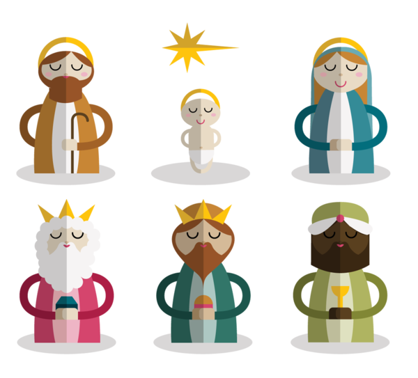 Transparent Nativity Scene Nativity Of Jesus Manger Toy Font for Christmas